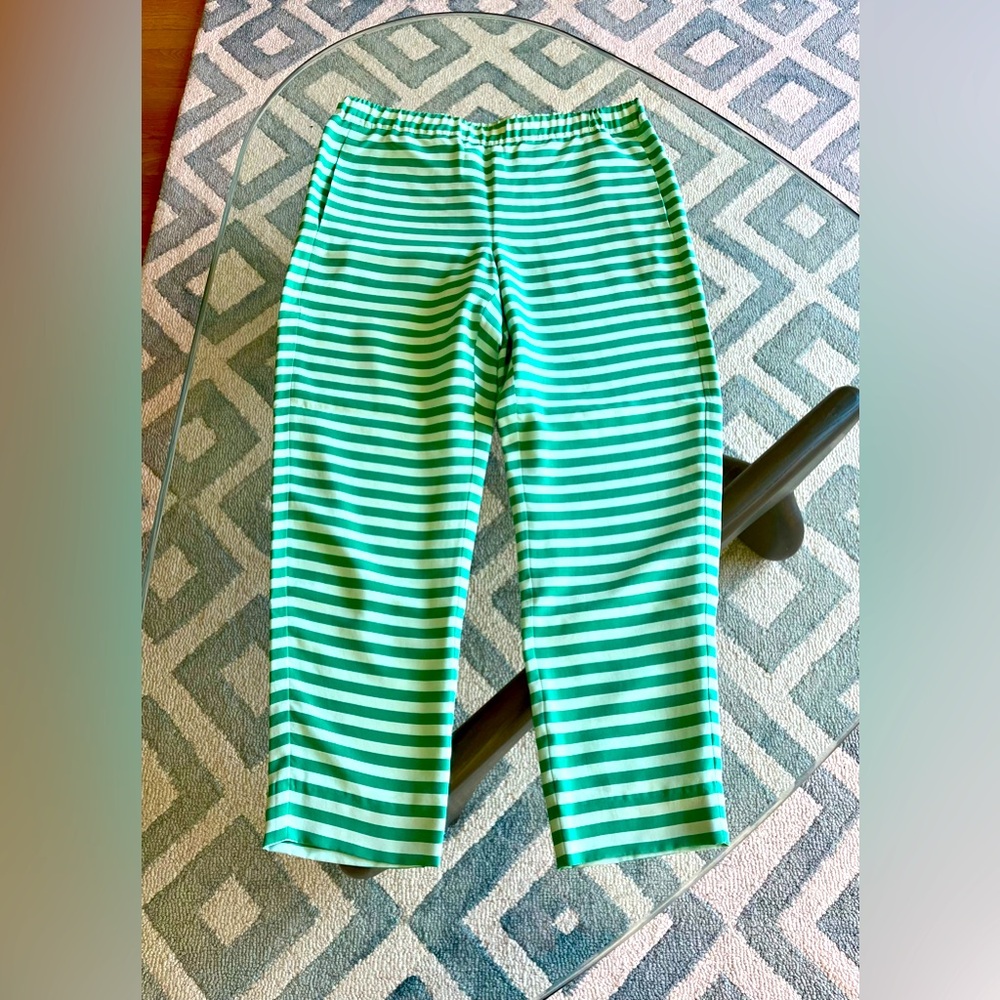 JCrew 100% silk pants, size 2